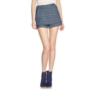 MAJE Paco Jacquard Blue Skort size XS